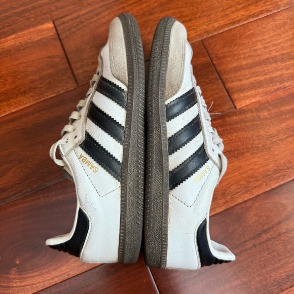 Adidas Samba Shoes in Black, White, and Gray size 2 - Picture 6 of 10